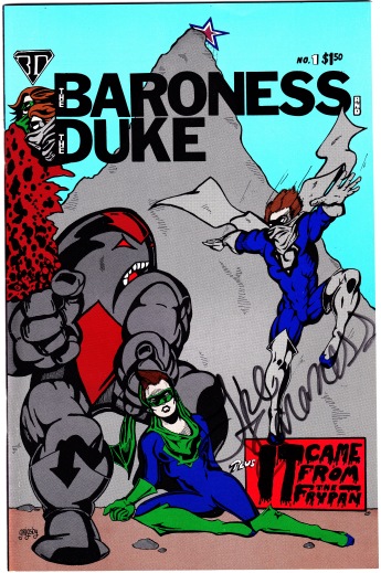 The Baroness and The Duke Comic Cover